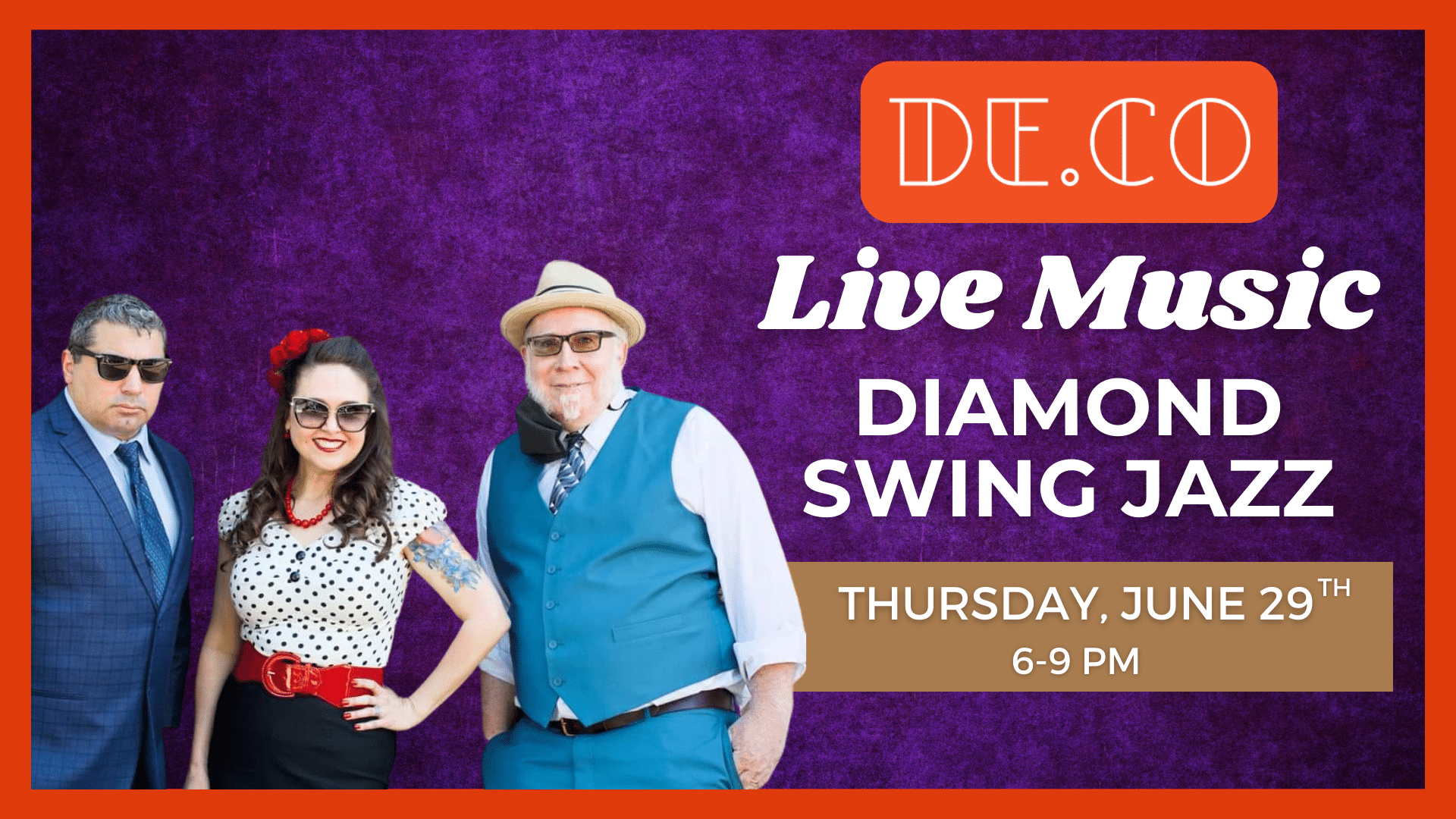 Live Music Thursday | Diamond Swing Jazz